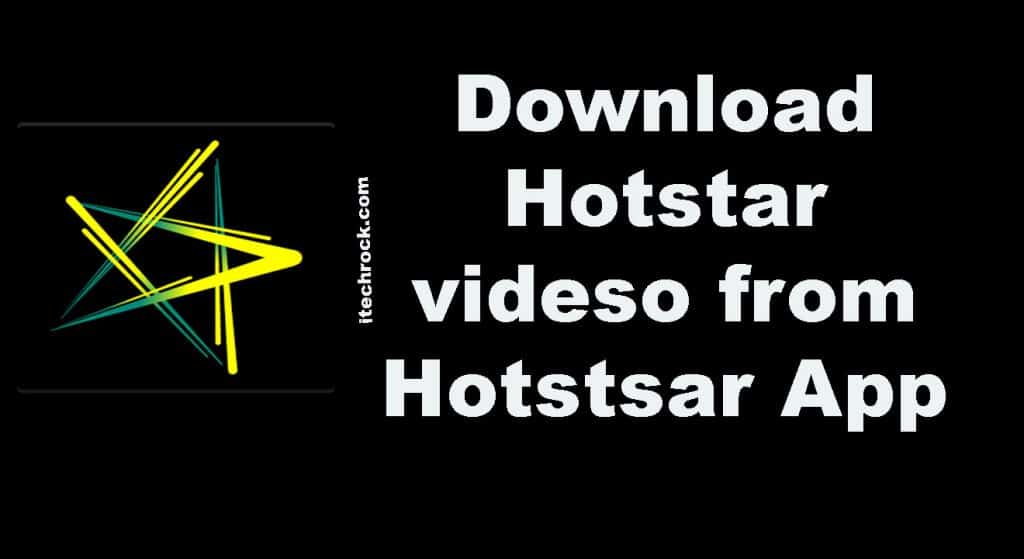 download hotstar videos