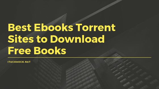 Best eBook Torrent Sites