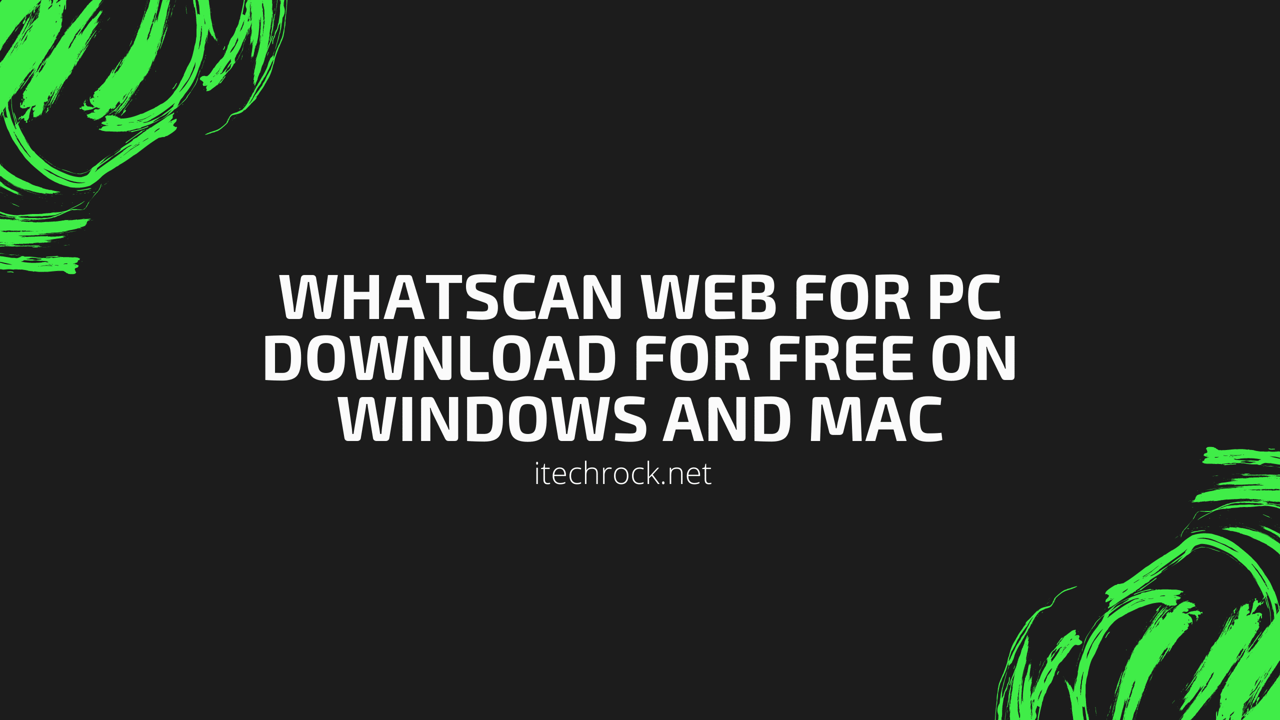 whatscan for pc
